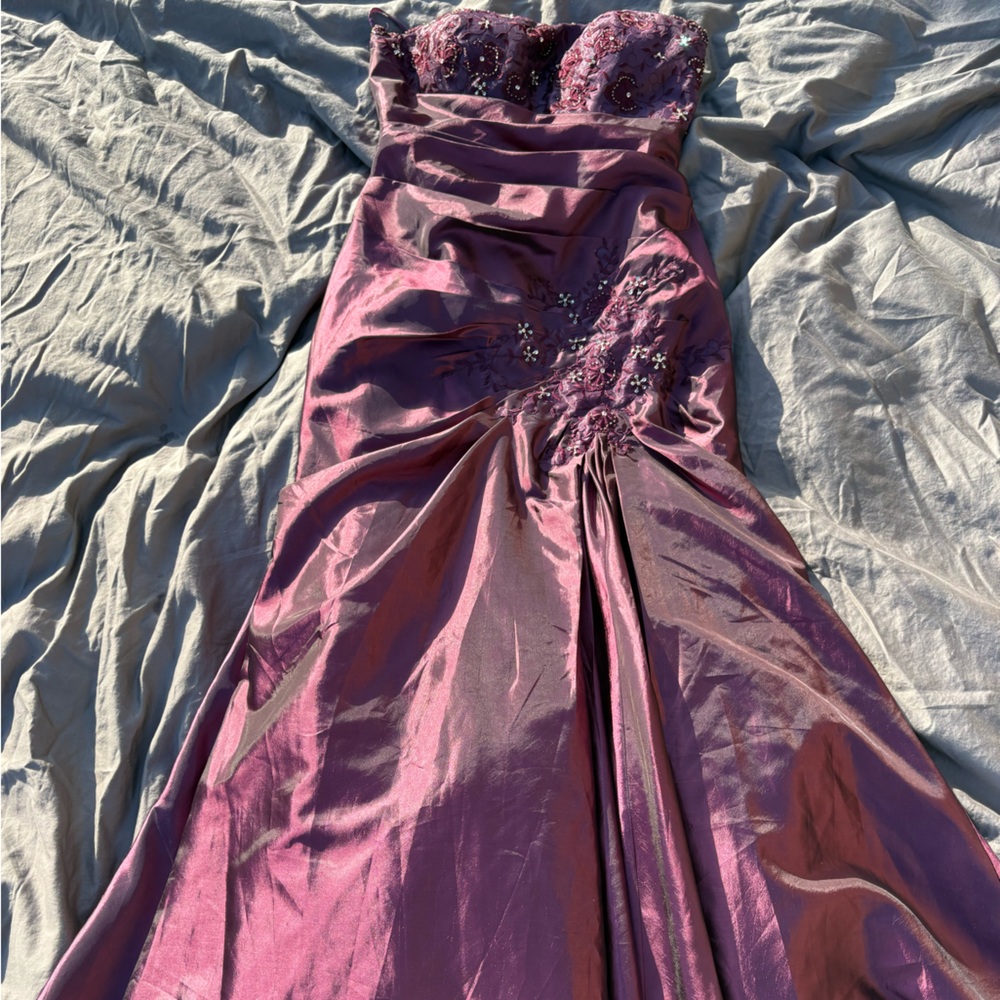 Cinderella Purple Prom Dress